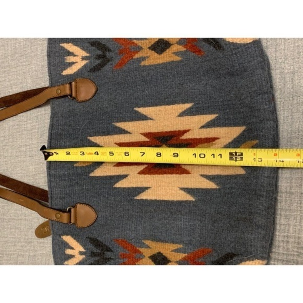 NWT‎ handmade Tote Bag native saddlebag purse Leather Straps Handmade - Picture 3 of 9